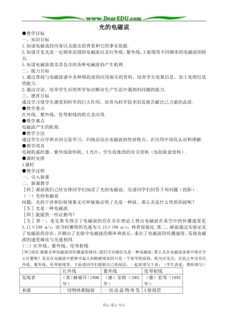 人教版高中物理第三册光的电磁说4