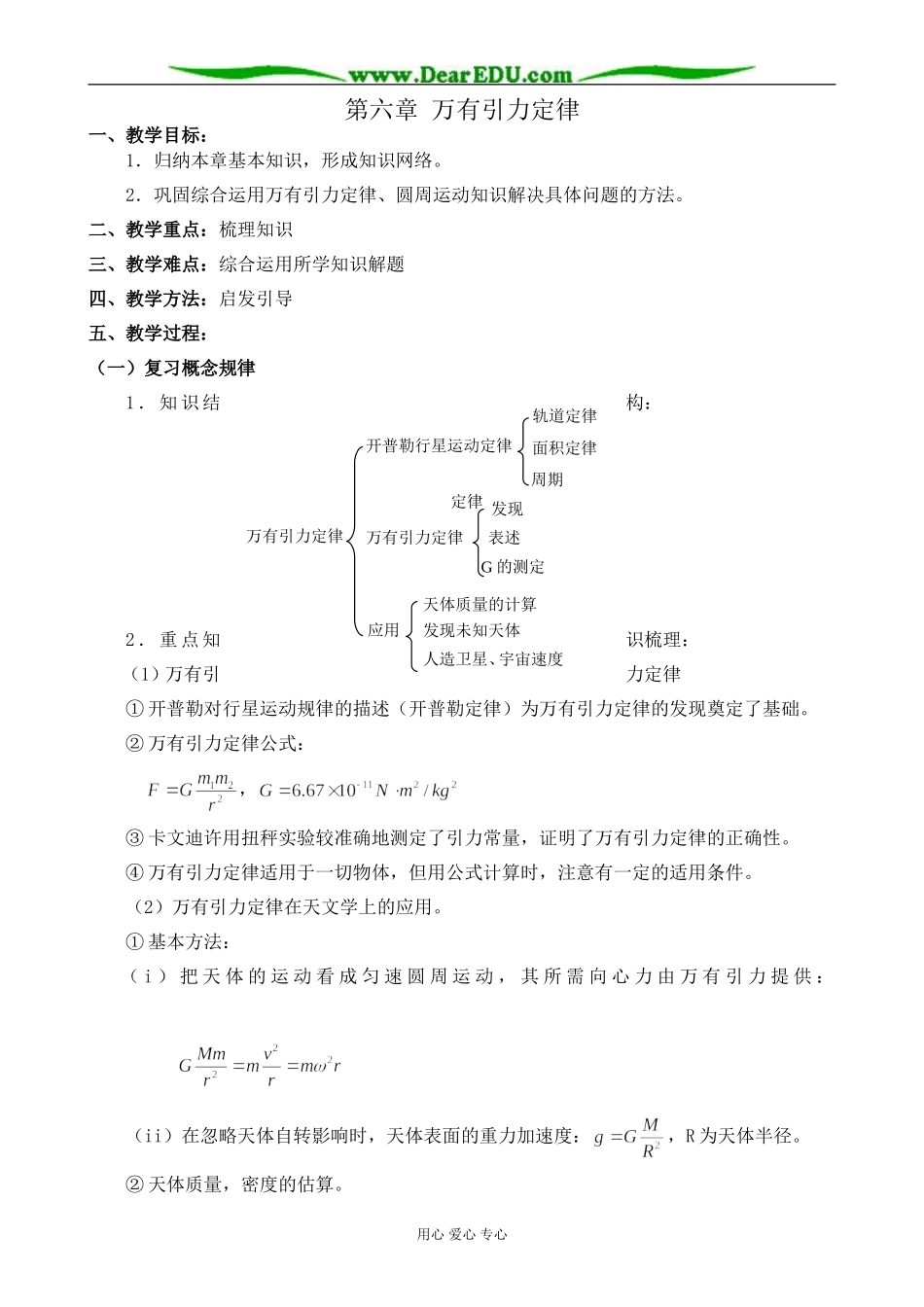 人教版高中物理第一册第六章 万有引力定律1_第1页