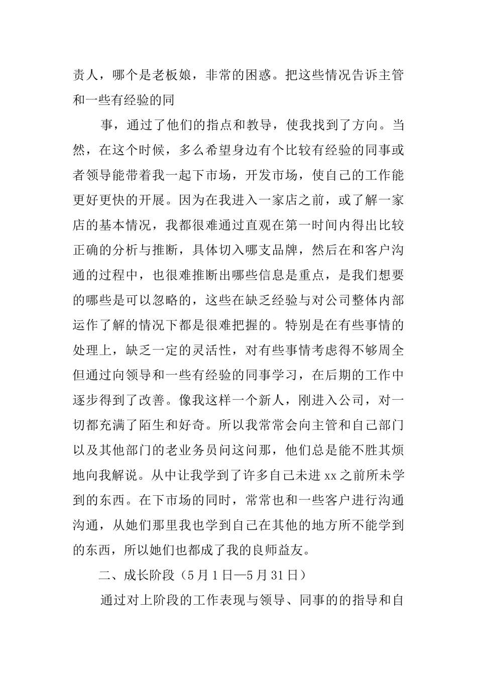 业务员个的人工作总结范文_第3页