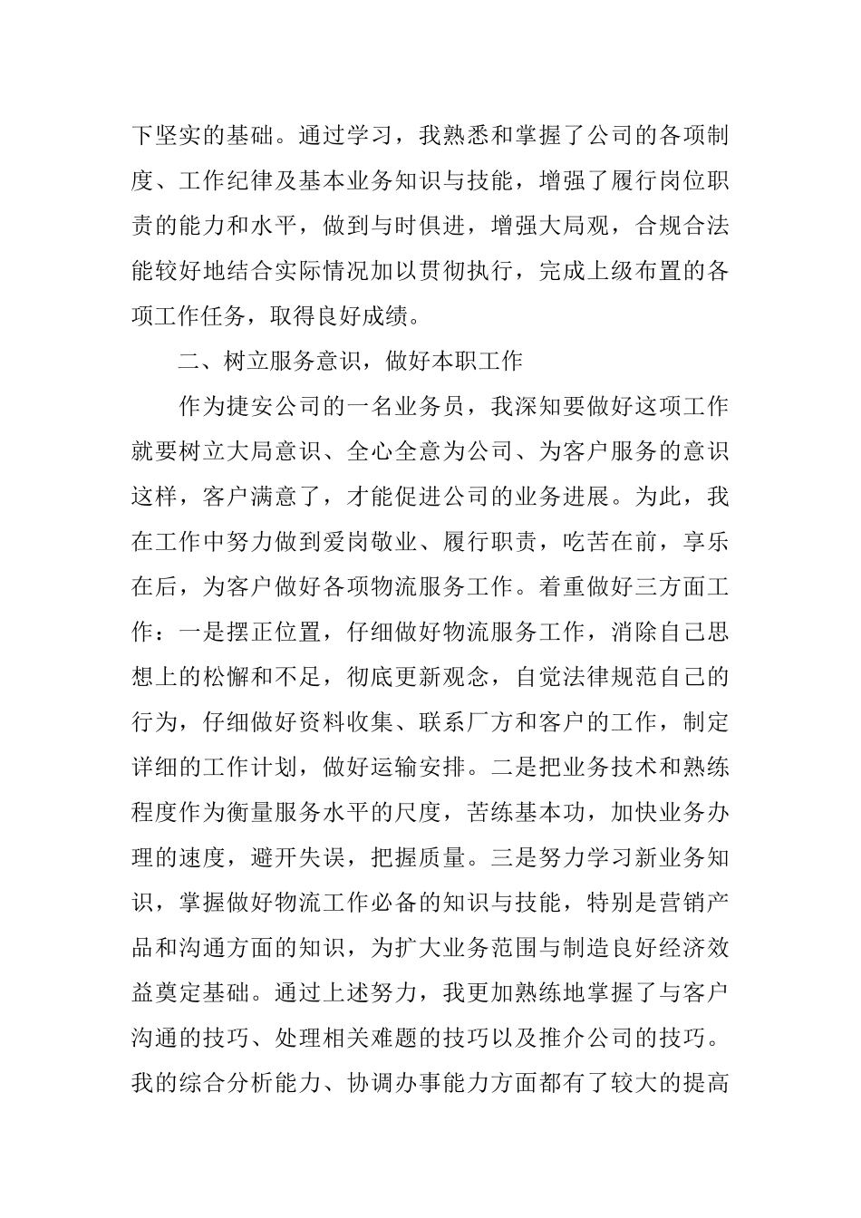 业务员个人年度工作总结怎么写_第2页