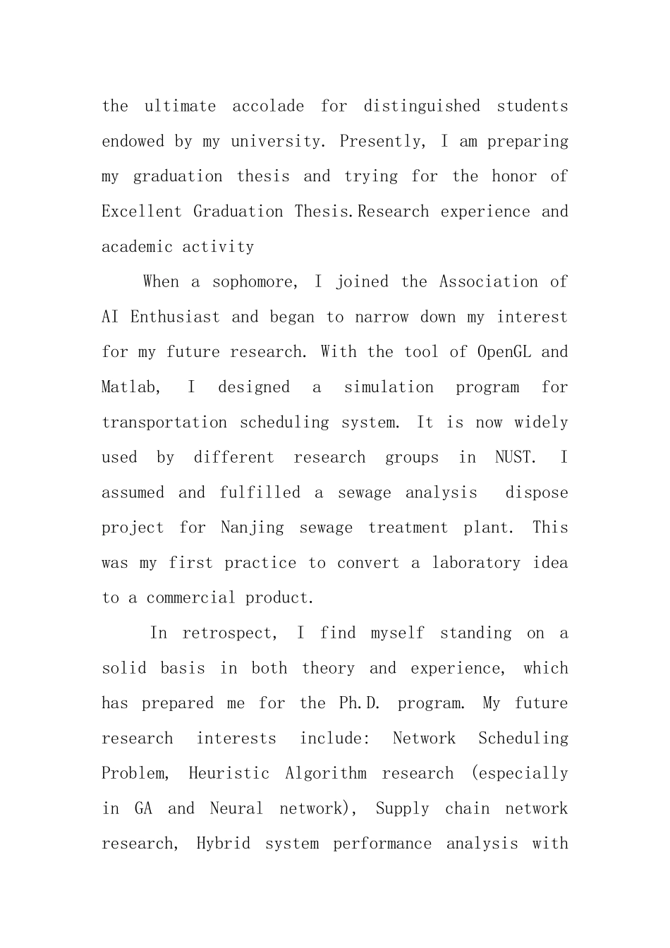 个人简历英语个人评价范文_第3页