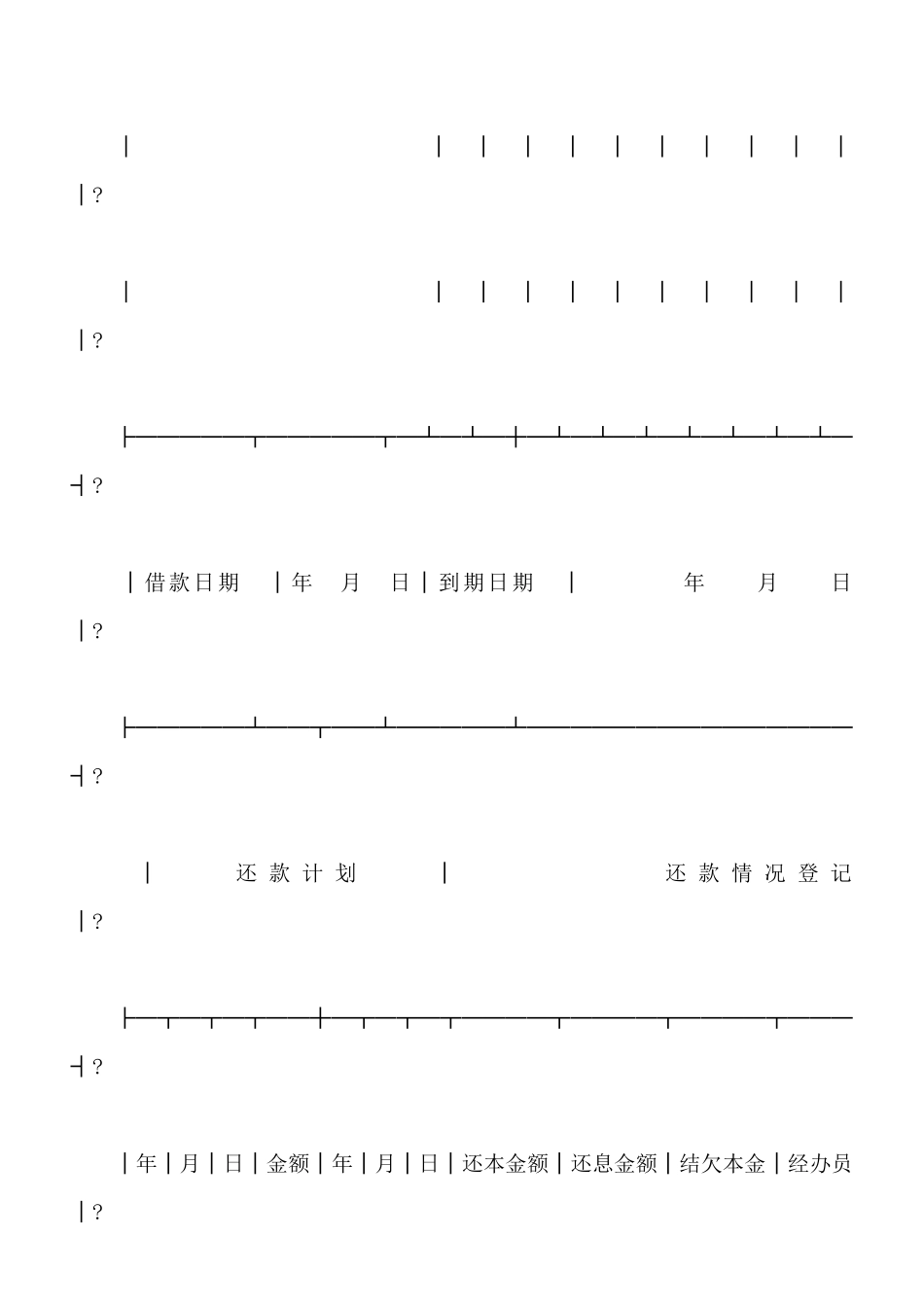 中国农业银行信用借款合同_第2页