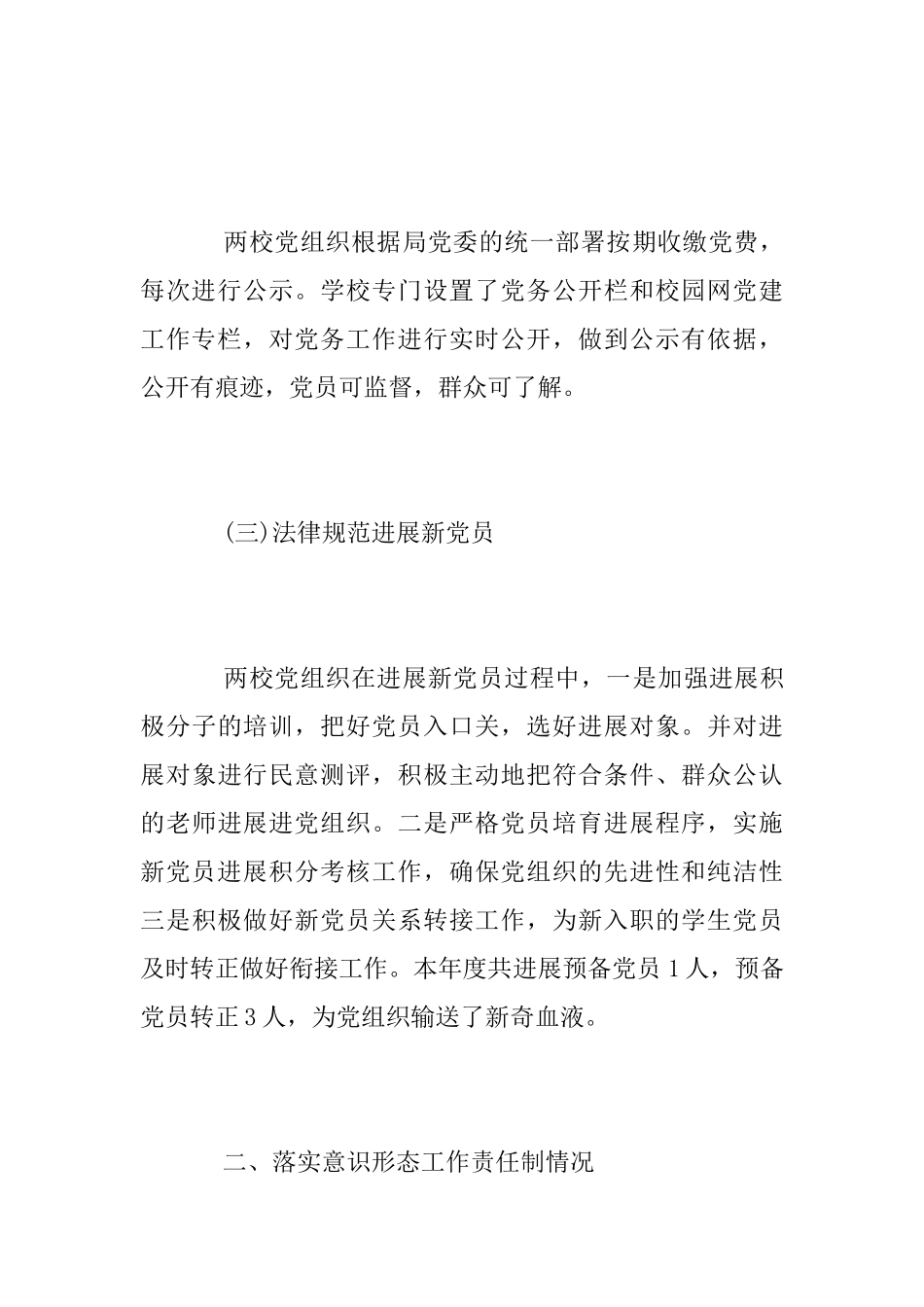 中学2025年度党建工作总结范文_第3页