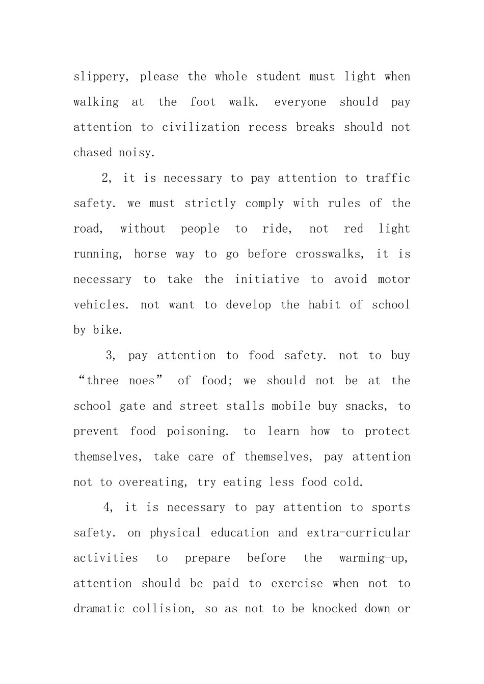 中学生英语演讲稿_第3页