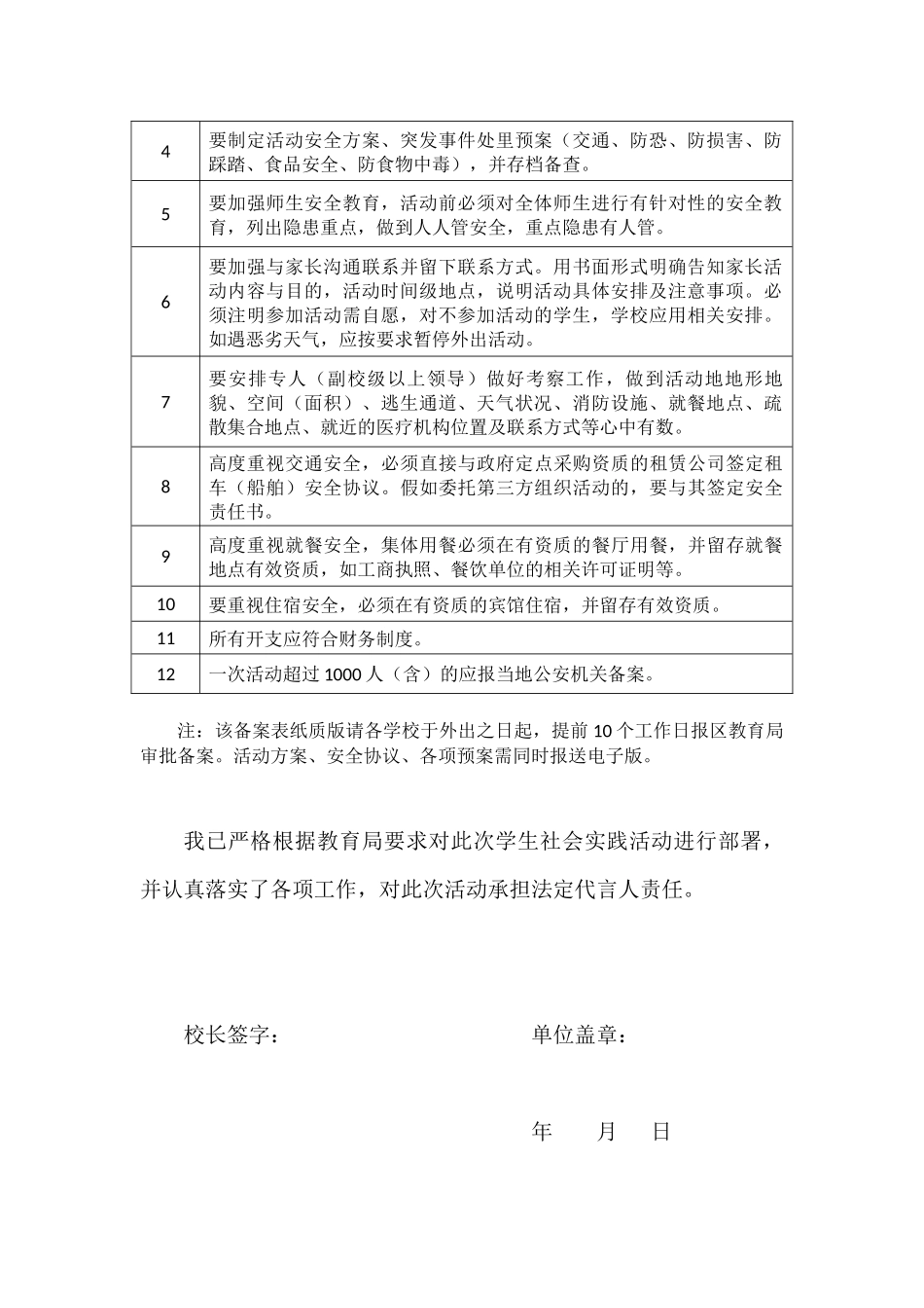 中小学研学旅行活动报备表1_第2页