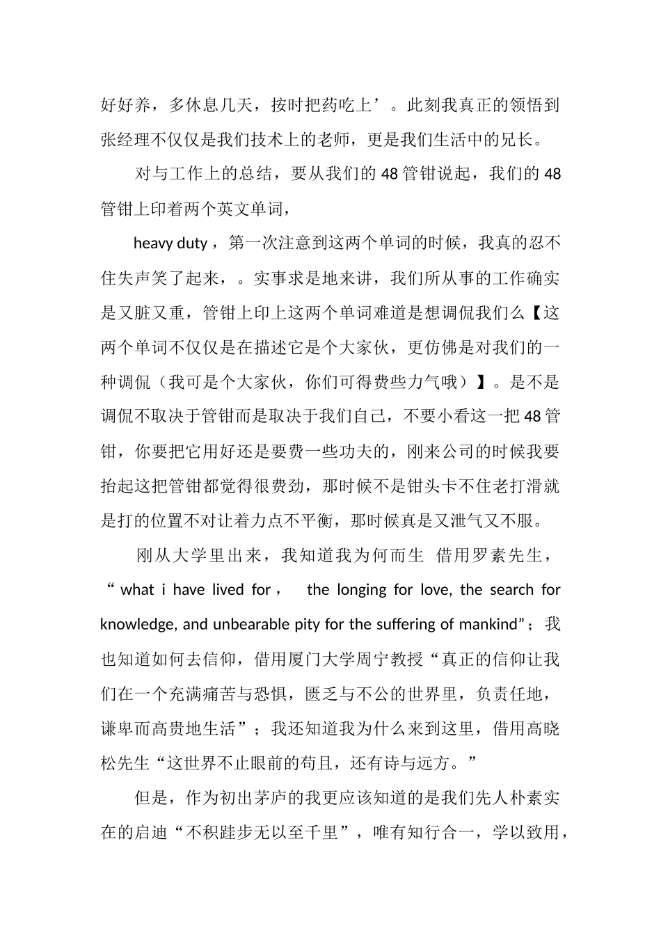 中油能源个人年终总结报告_第2页