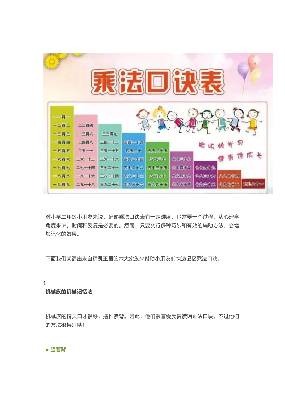 乘法口诀”居然还能这样记!_第1页
