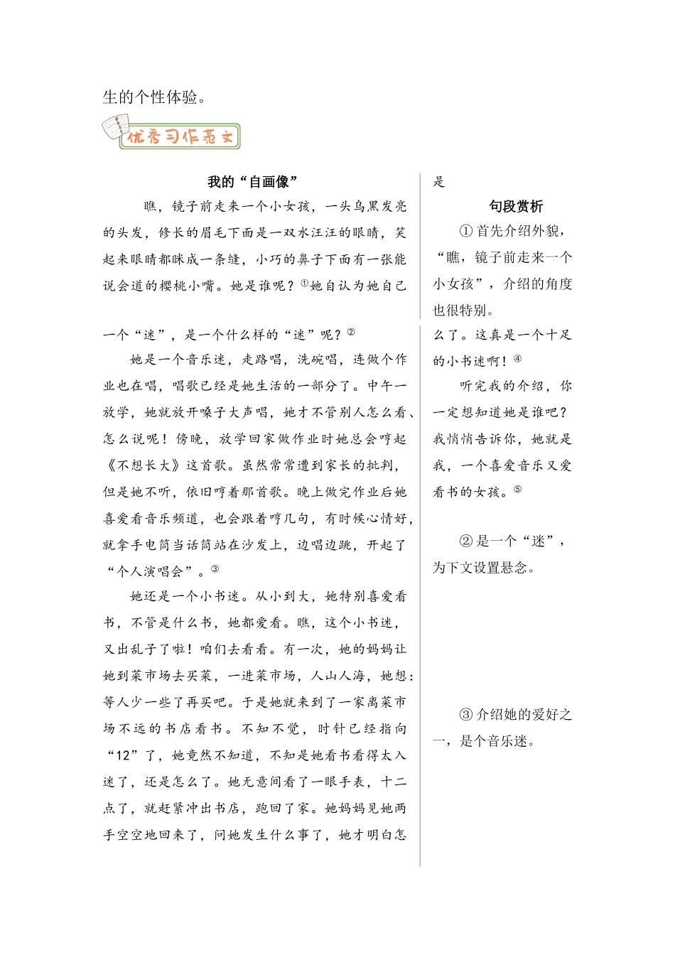 习作：我的“自画像”-教案_第3页