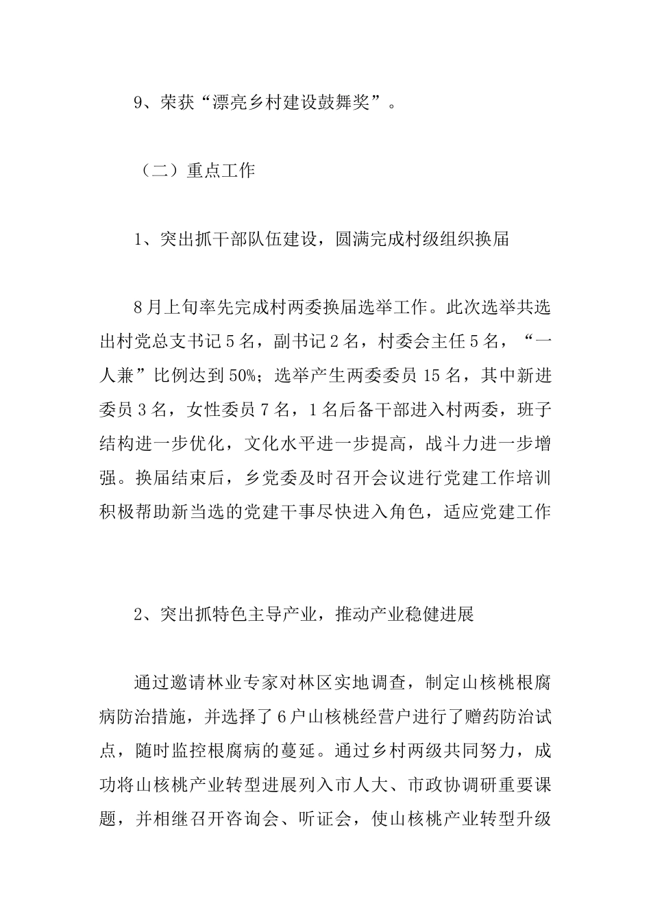 乡人民政府2025年以来工作总结及2025年初步工作计划_第3页