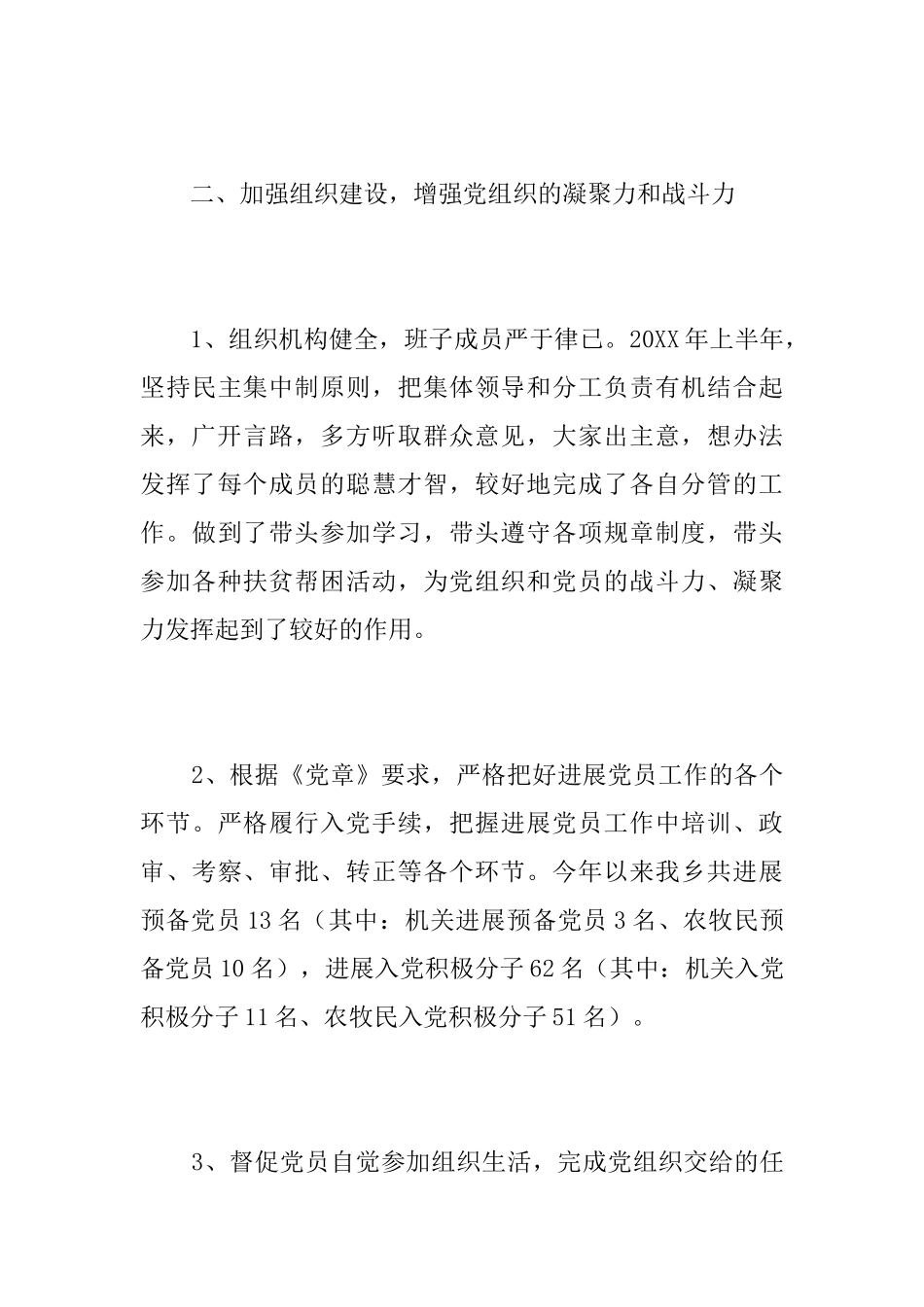 乡党建工作总结范文三篇_第3页