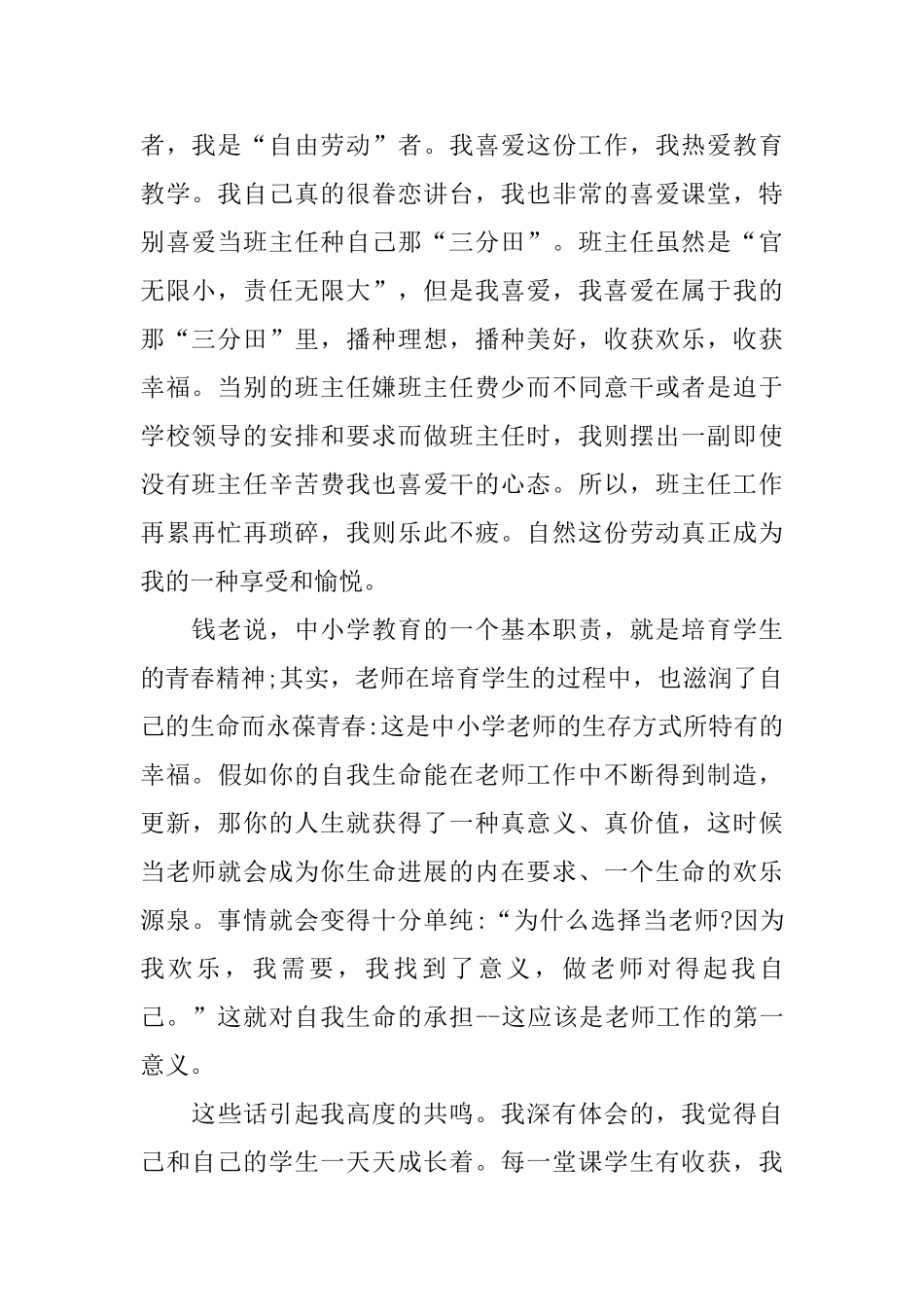 乡村教师心得体会_第2页