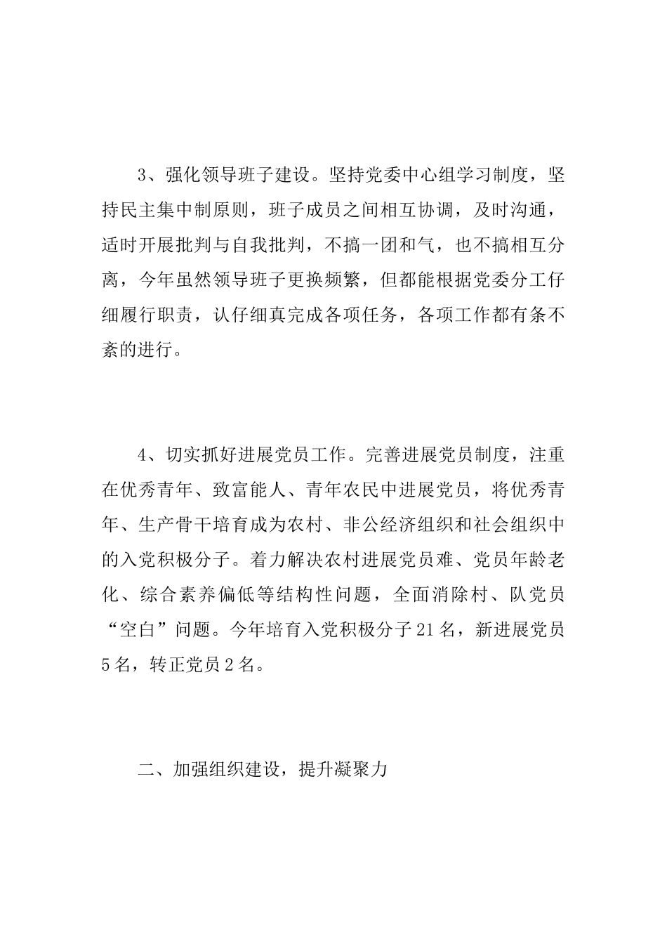 乡镇党建个人工作总结汇报_第3页