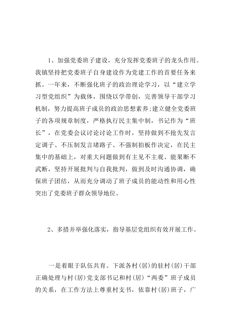 乡镇党建工作个人年终总结三篇_第3页