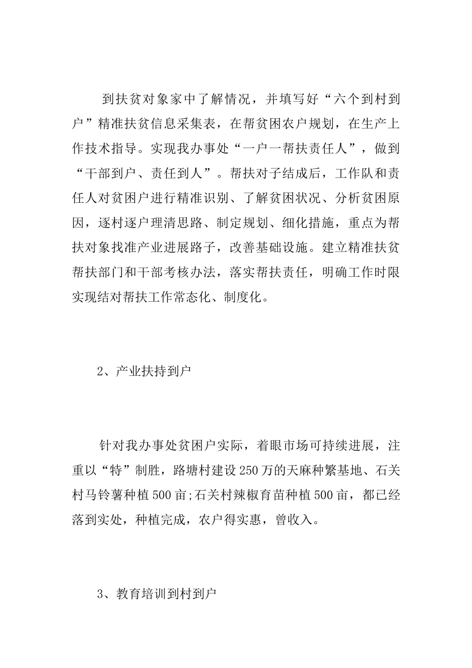 乡镇级精准扶贫工作总结_第3页
