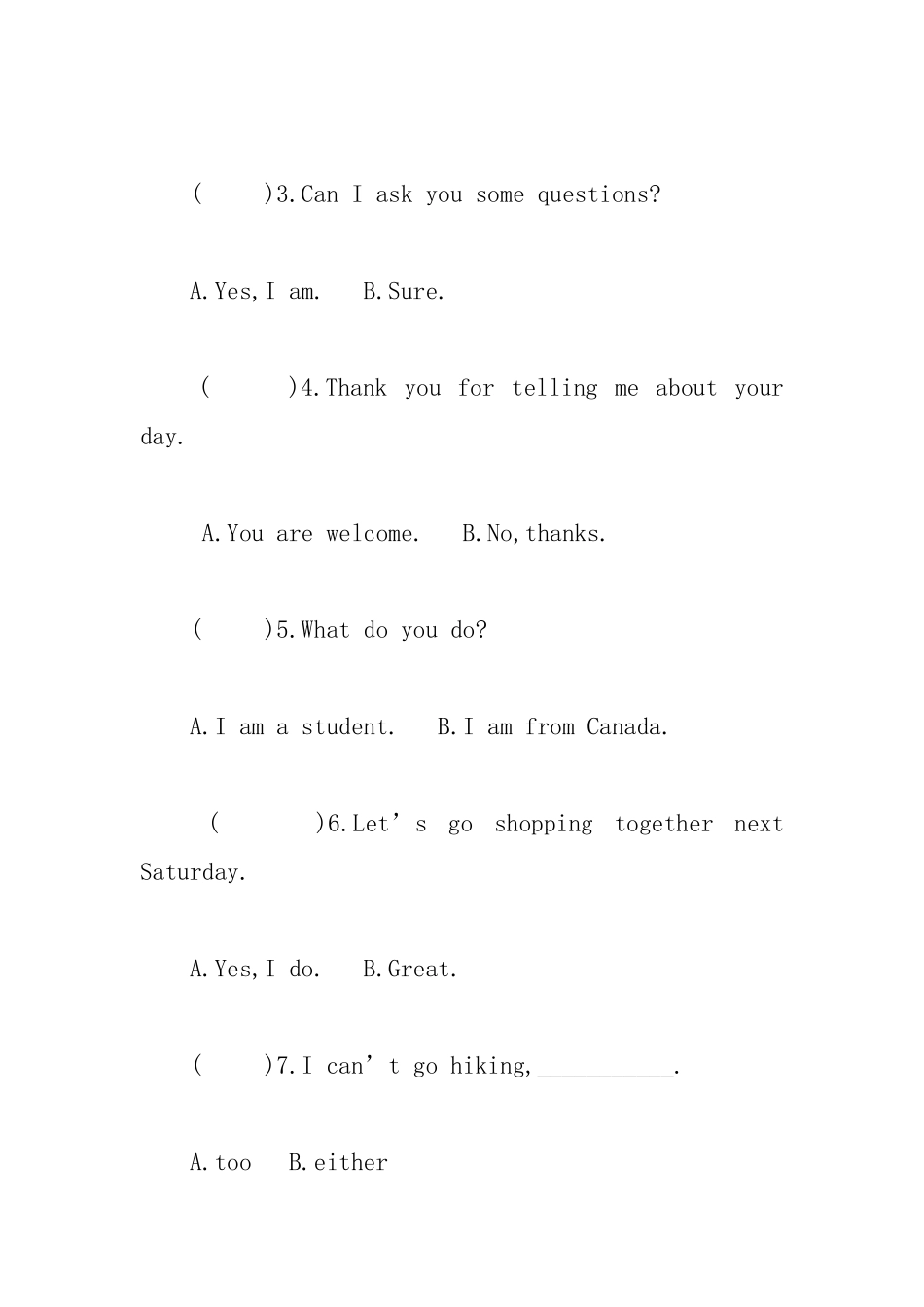 五年级小学生英语小作业_第3页