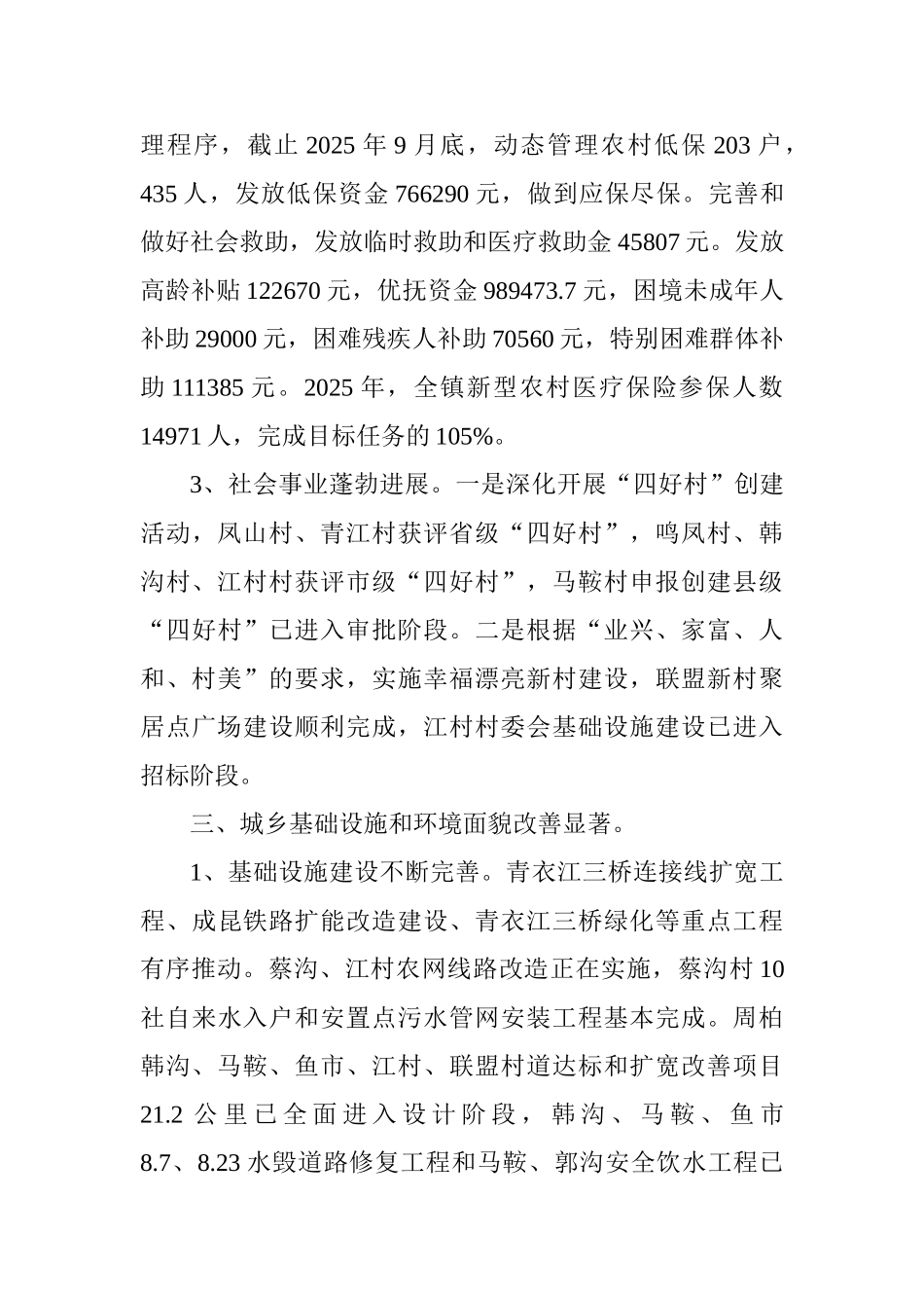 人民政府2025年工作总结和2025年工作打算_第3页