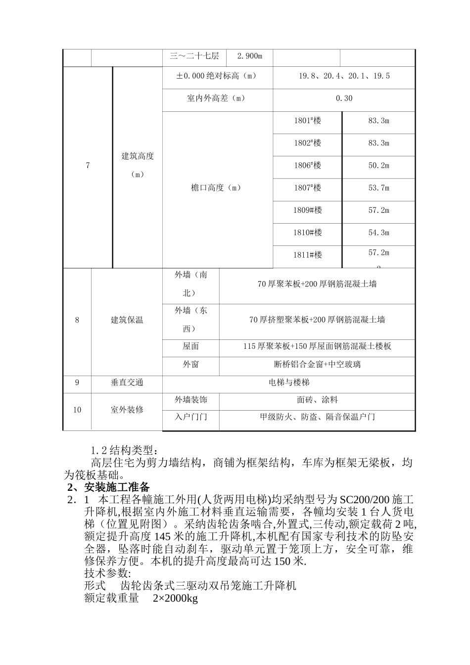 人货两用电梯搭设与拆除专项施工方案_第2页