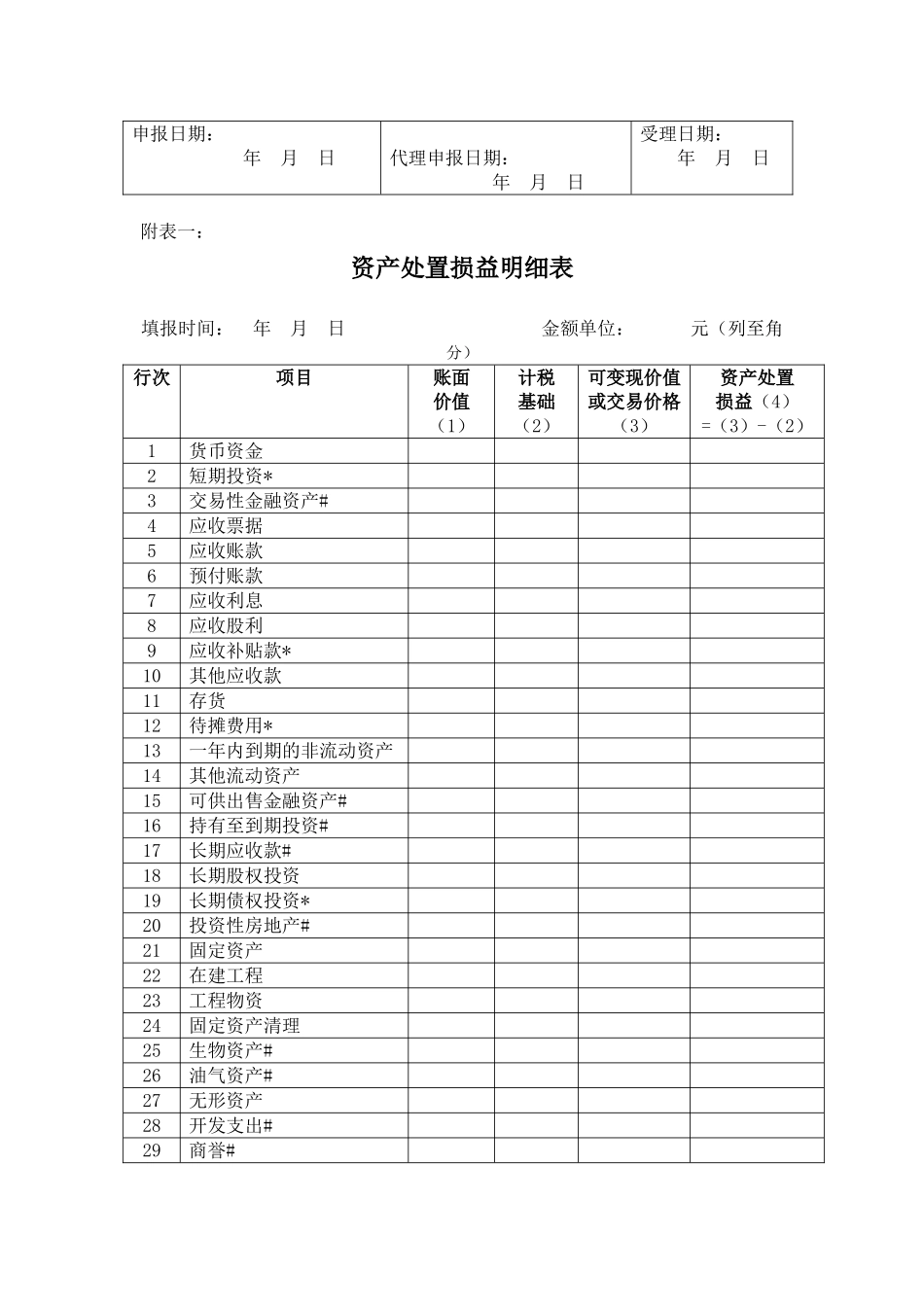 企业注销税务登记清算表_第2页