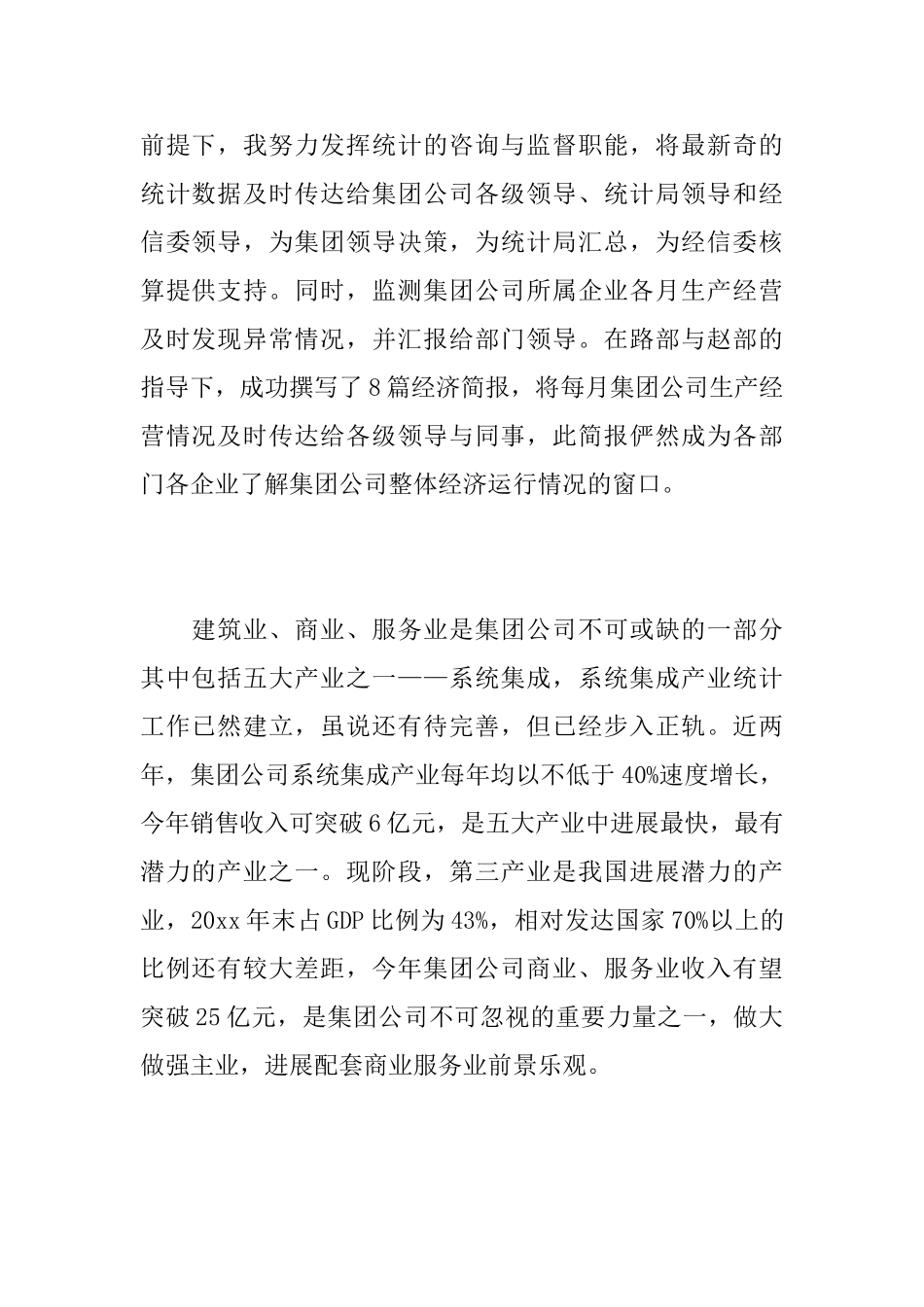 企业统计员个人年度工作总结范文_第2页