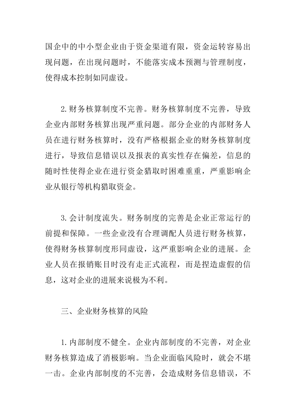 企业财务核算与风险控制_第3页