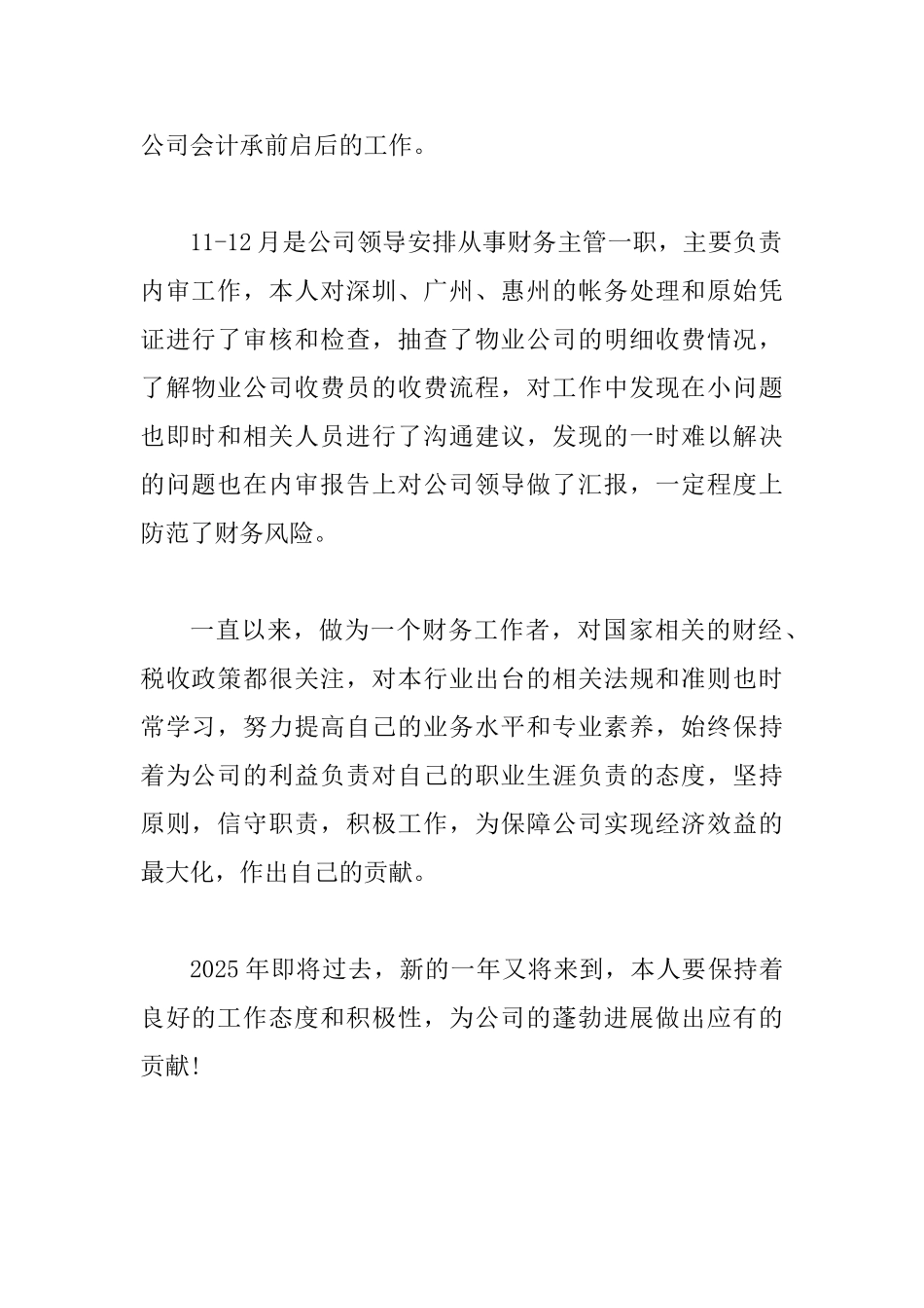 会计主管年终总结_第2页