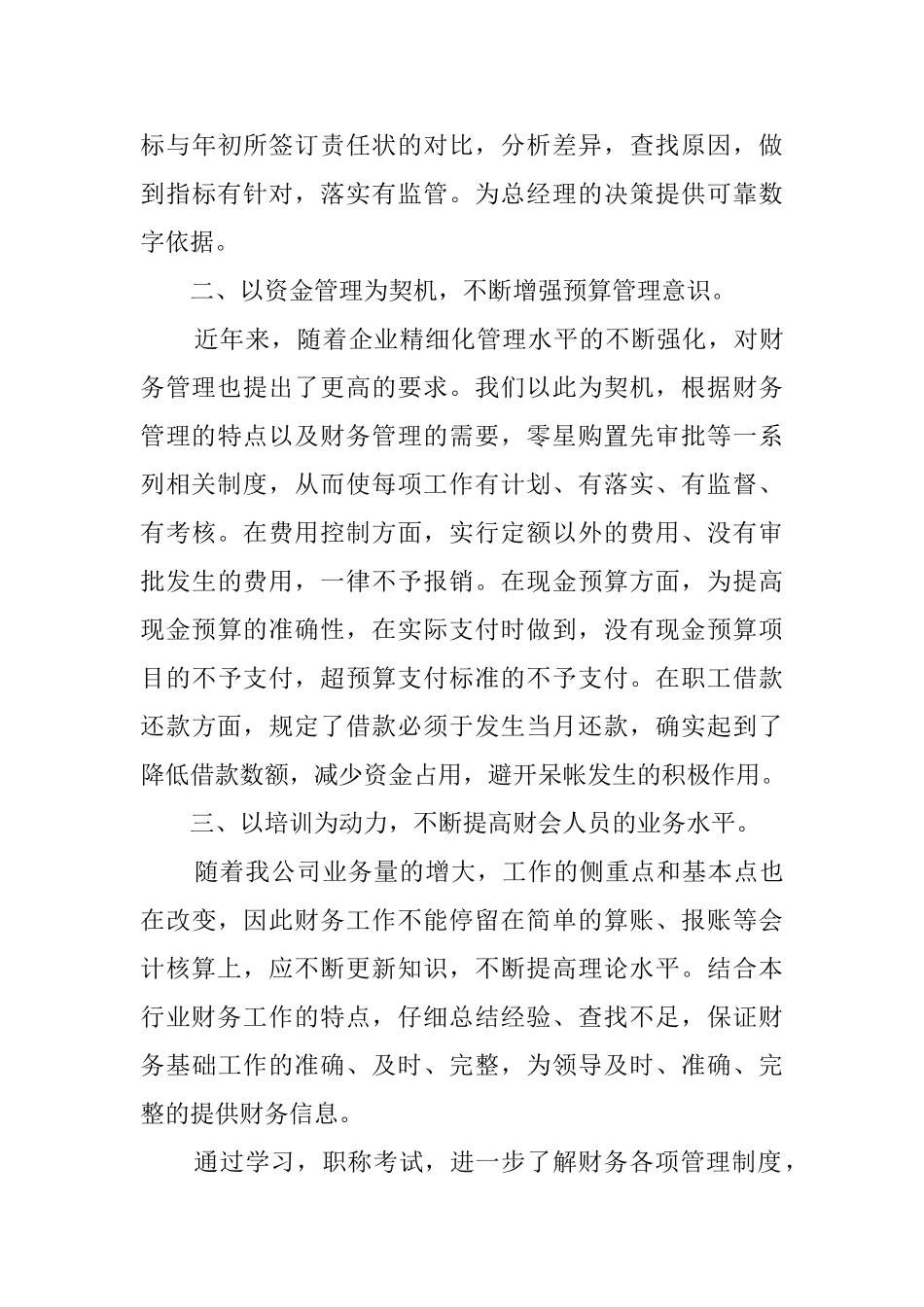会计年度总结三篇_第3页