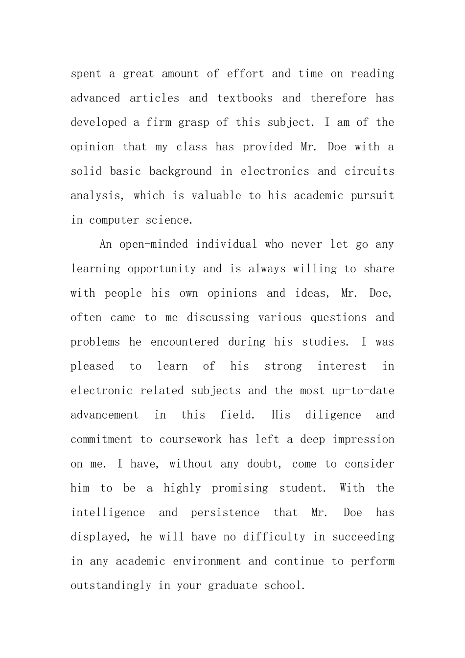 传媒专业生英文自荐信范文_第2页