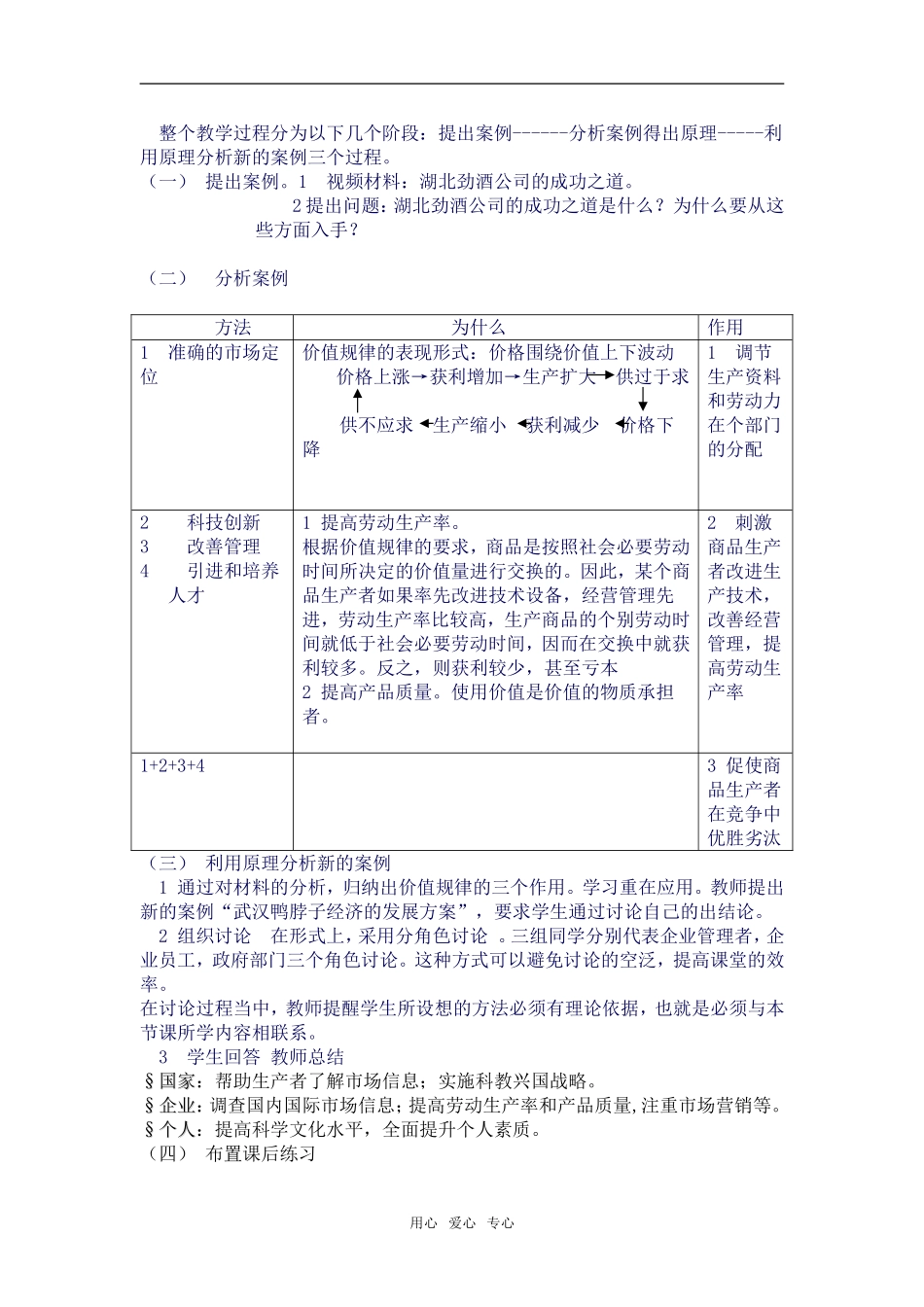 价值规律说课稿_第2页