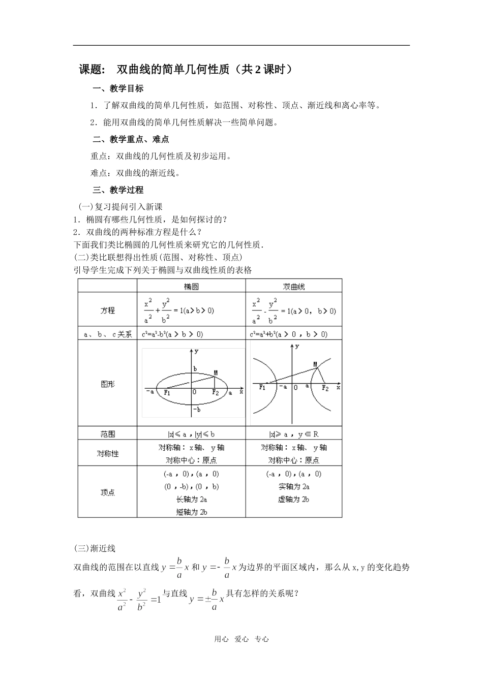 双曲线的性质_第1页