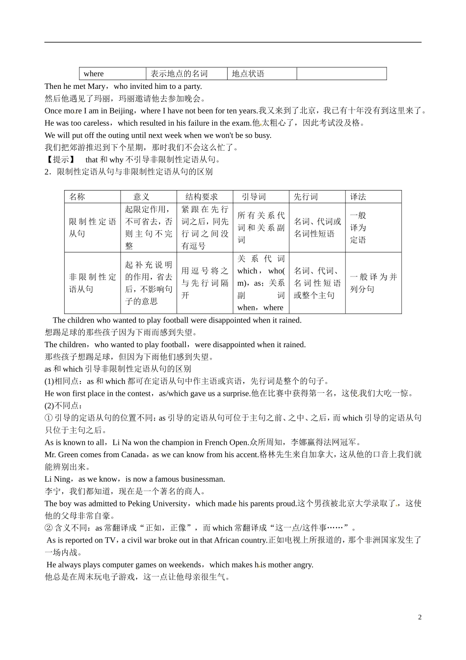 四川省广安市岳池县第一中学高中英语 Module6 Old and New 第4课时学案 外研版必修3_第2页