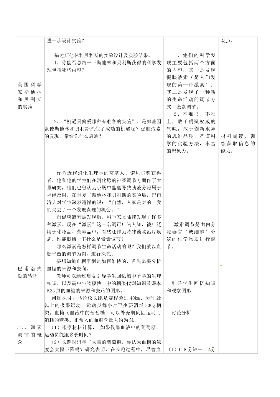 山东省2015年高中生物 第2章 第2节 通过激素的调节新课教学过程1 新人教版必修3_第2页