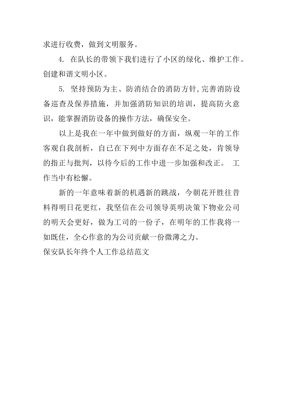 保安队长年终个人工作总结范文_第3页