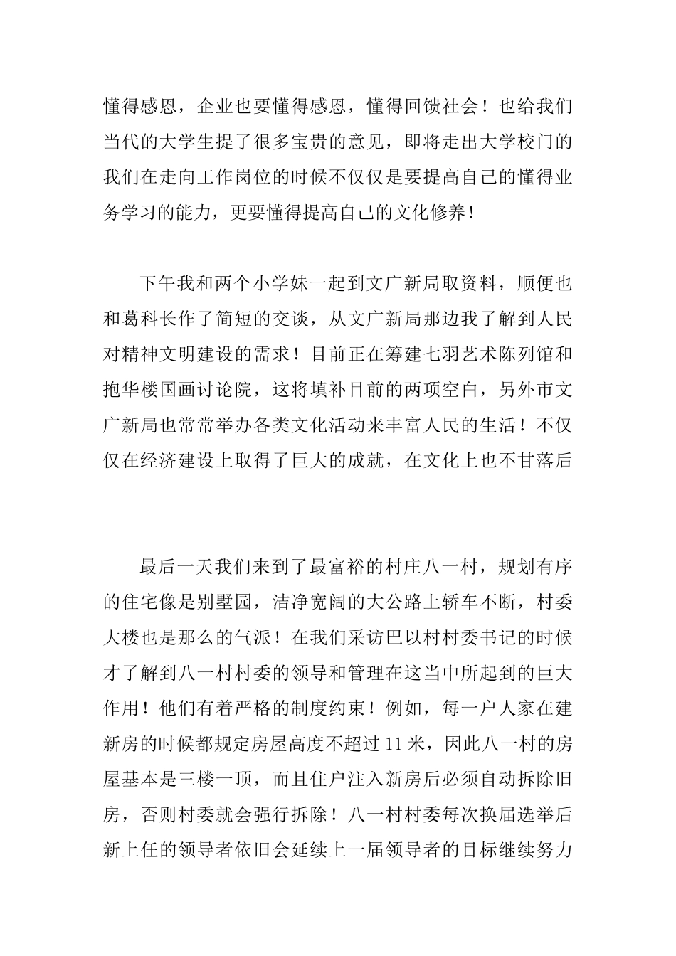 假期服务两创实践总结_第3页