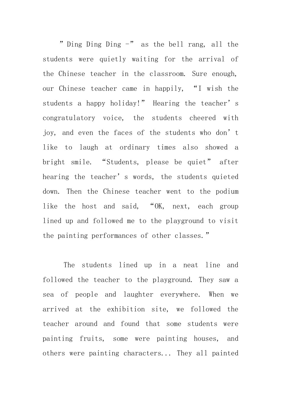 儿童节英语手抄报资料_第3页