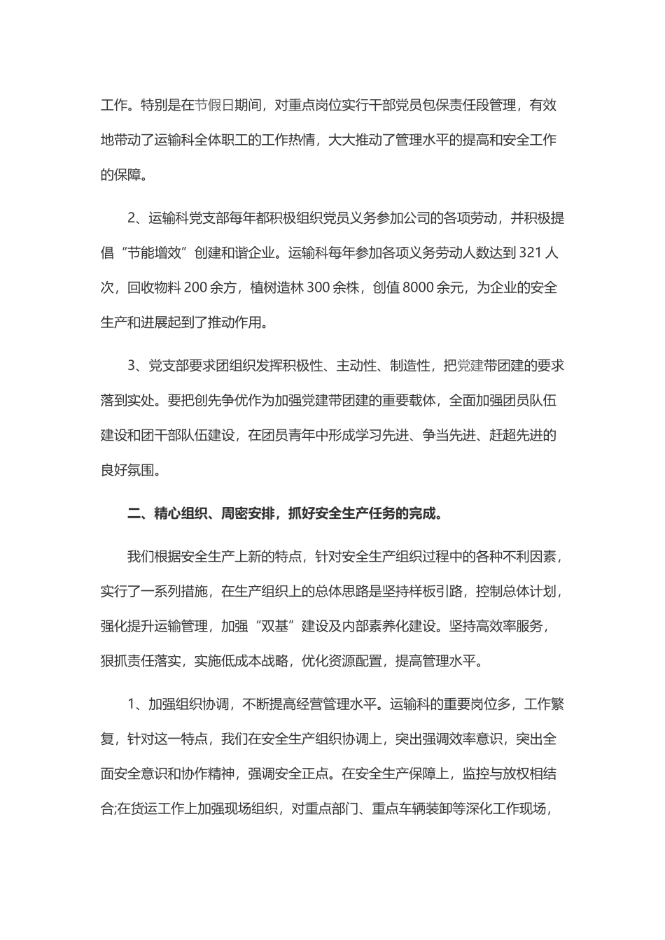 先进党支部申报材料Word模板-_第3页