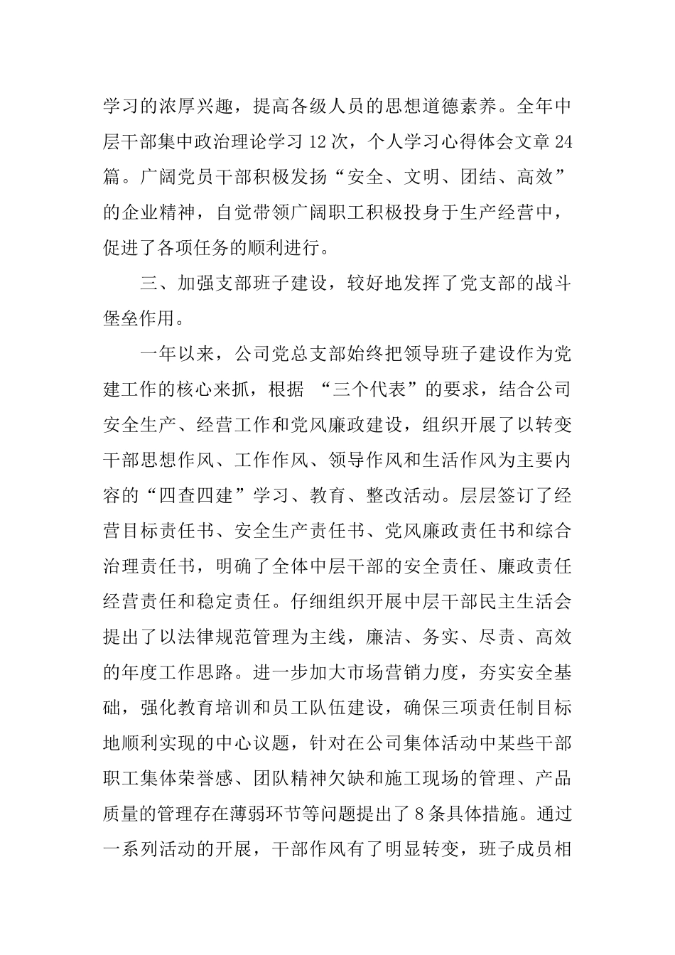 党总支的年度工作总结_第3页