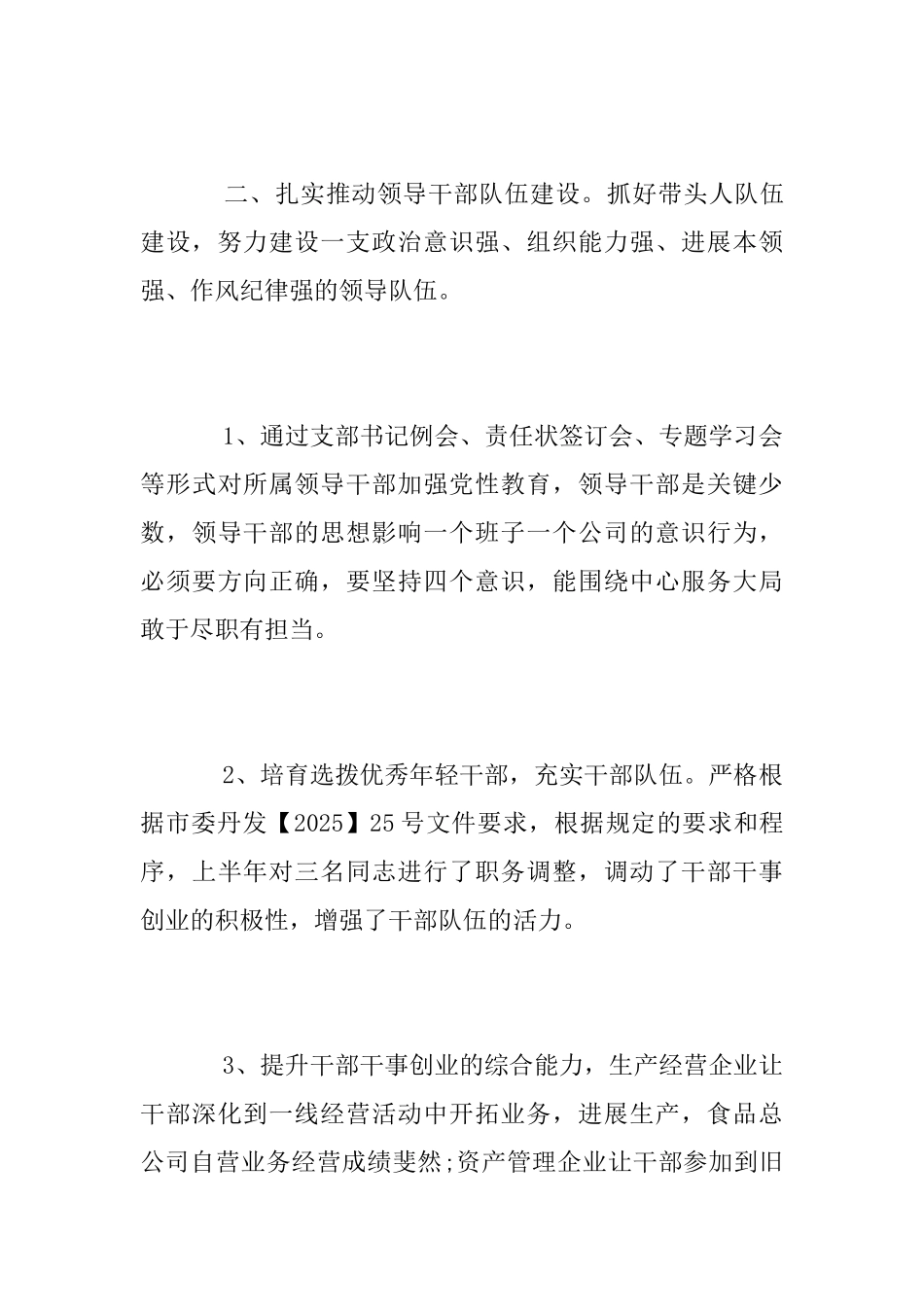 公司2025年度党建工作总结_第3页