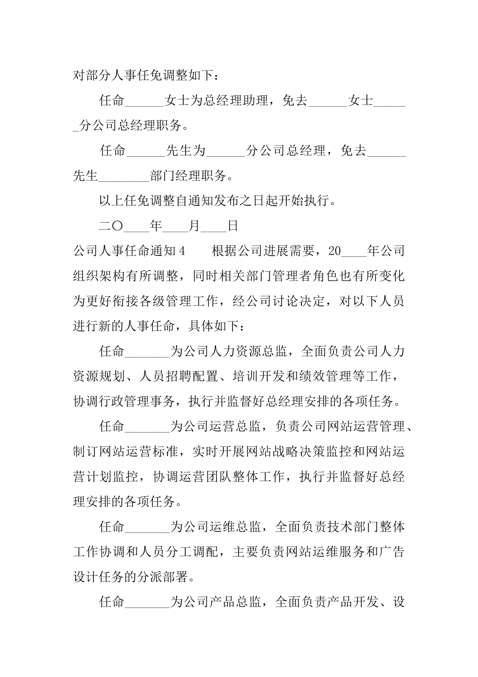 公司人事任命通知范文_第2页