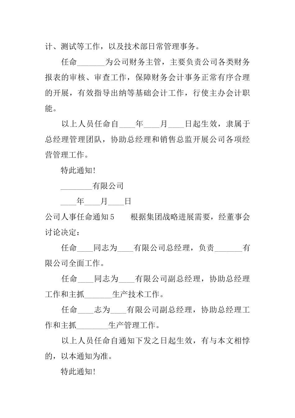 公司人事任命通知范文_第3页
