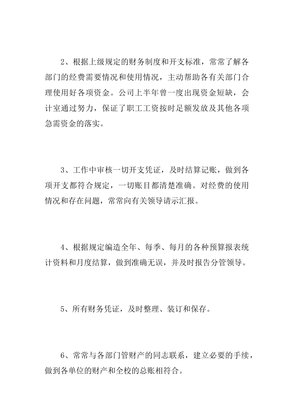 公司会计个人年度工作总结_第2页