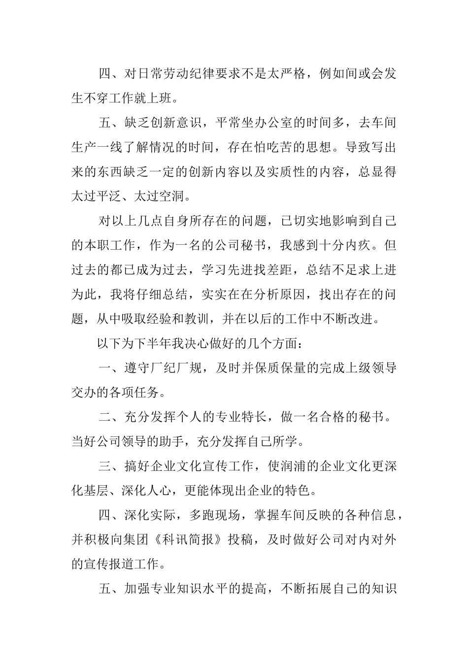 公司秘书工作总结_第2页