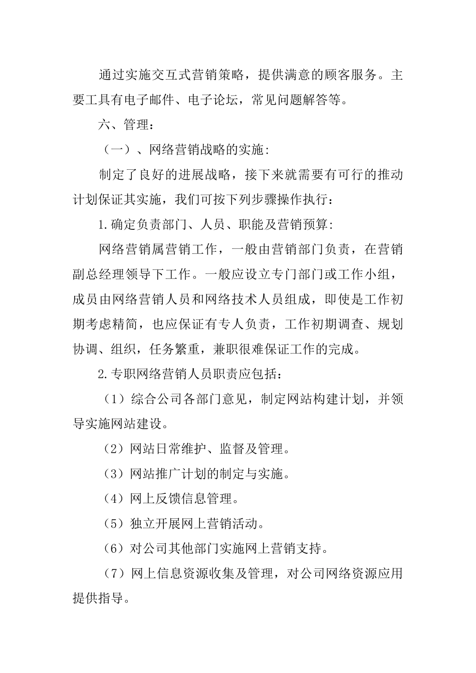 公司网络营销策划书范文_第3页