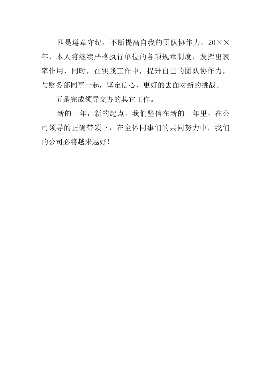 公司财务副部长述职报告范文_第3页