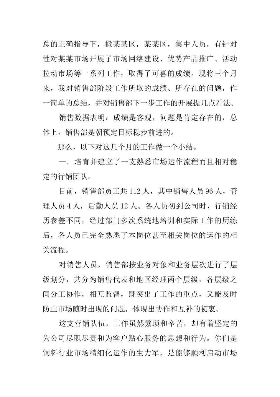 公司销售经理个人工作总结_第2页