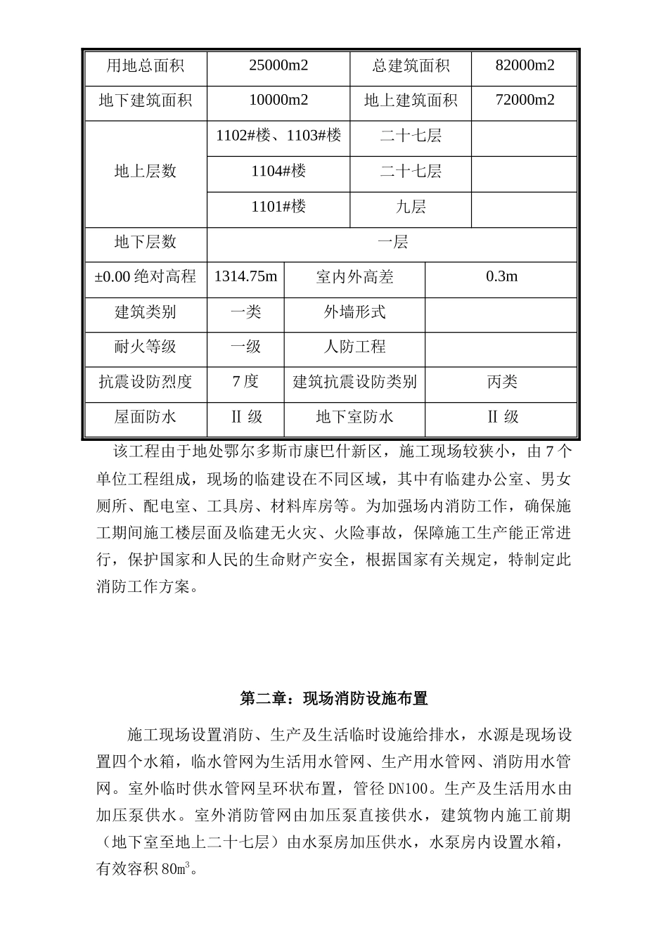 公租房施工现场消防保卫方案_第2页