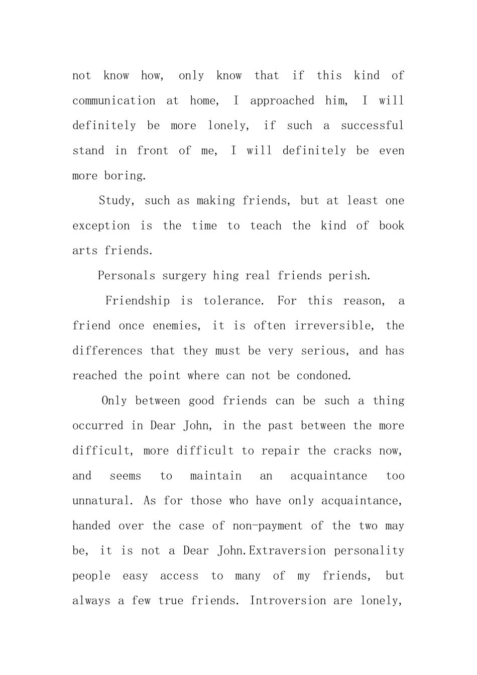 关于友谊的英文演讲稿_第3页