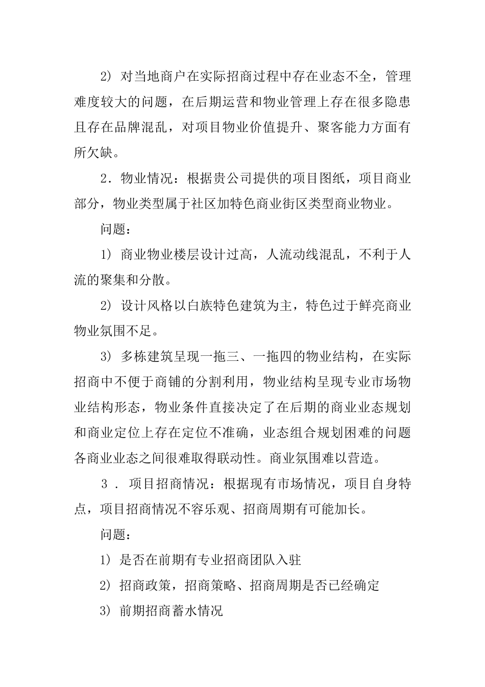 关于大理项目的调查报告模板_第3页