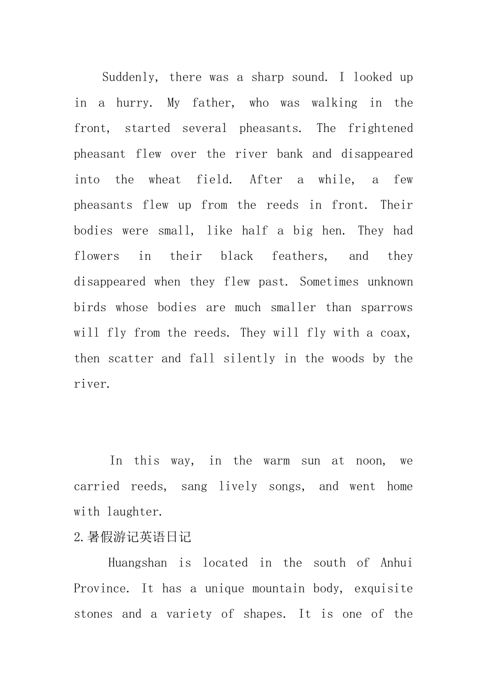 关于游记的英语日记_第3页
