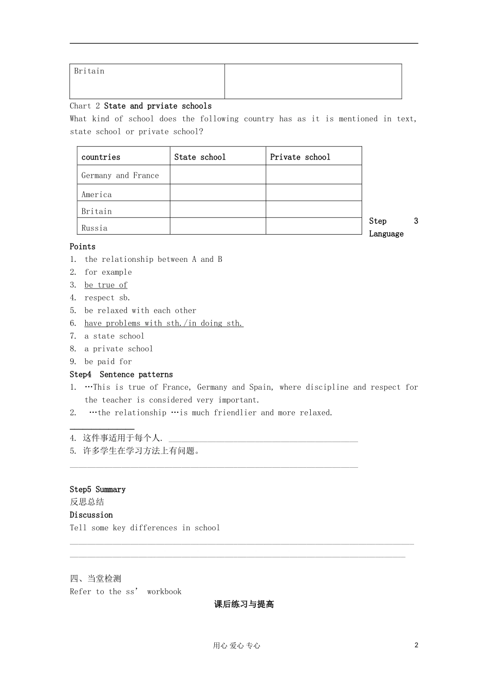 山东省临清实验高中2012高中英语 Module2 corner学案 外研版必修1_第2页