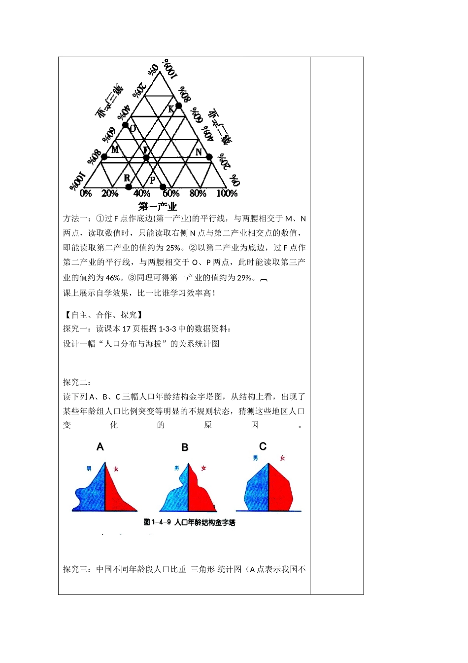 山东省泰安市肥城市第三中学高中地理 学用地理统计图学案学案 鲁教版必修2 _第2页